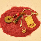 FuAttract Wealth Success & Achievement Brass Chinese Zodiac Abacus Lucky Keychain - image 3