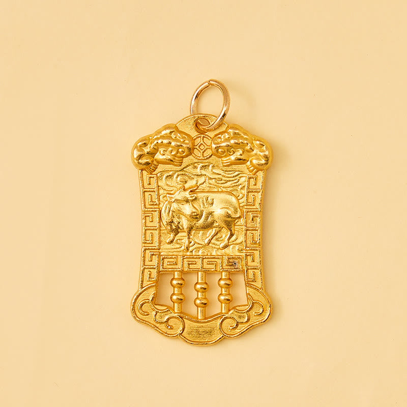 FuAttract Wealth Success & Achievement Brass Chinese Zodiac Abacus Lucky Keychain - image 11