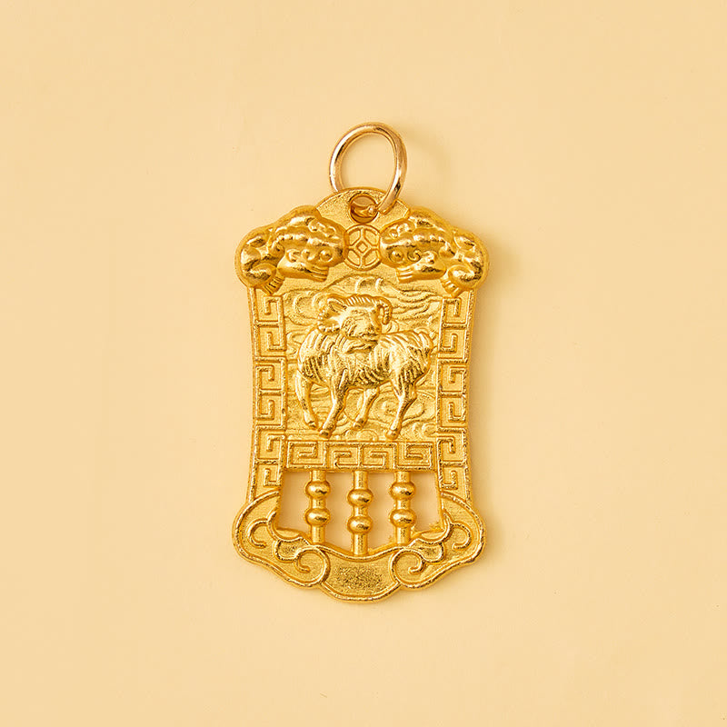FuAttract Wealth Success & Achievement Brass Chinese Zodiac Abacus Lucky Keychain - image 21
