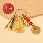 FuAttract Wealth Success & Achievement Brass Chinese Zodiac Abacus Lucky Keychain - Monkey - image 22