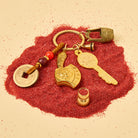 FuAttract Prosperity Luck & Fortune Brass Chinese Zodiac Blessing Axe Keychain With Pixiu - image 4