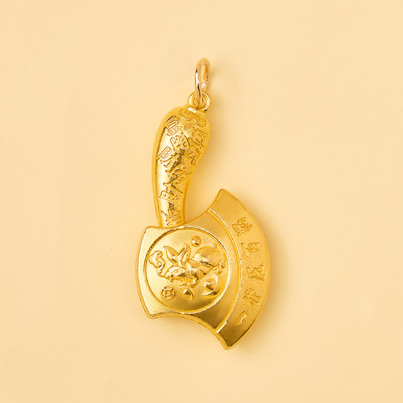 FuAttract Prosperity Luck & Fortune Brass Chinese Zodiac Blessing Axe Keychain With Pixiu - image 17
