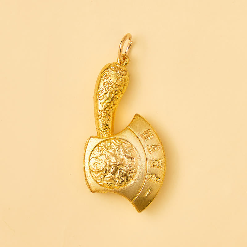 FuAttract Prosperity Luck & Fortune Brass Chinese Zodiac Blessing Axe Keychain With Pixiu - image 19