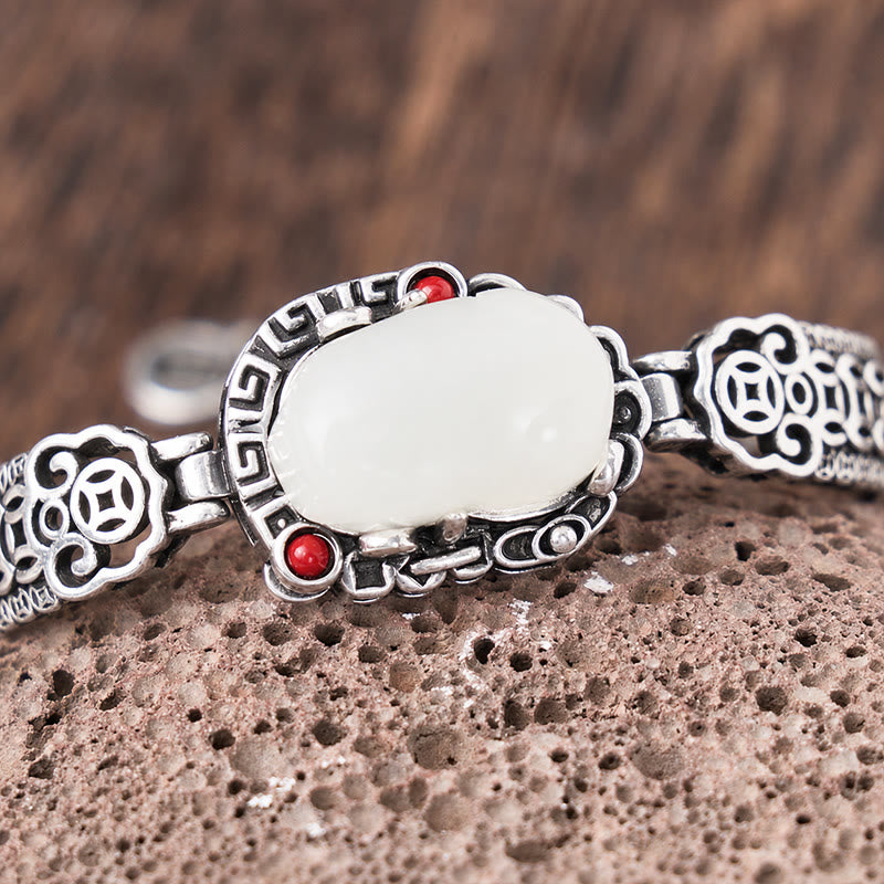 FuAttract Wealth Protection & Prosperity Copper Pixiu Coin Vintage Bracelet - image 4