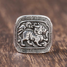 FuAttract Wealth Luck & Prosperity Copper Pixiu Vintage Open Ring - Vintage Pixiu - image 0