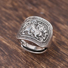 FuAttract Wealth Luck & Prosperity Copper Pixiu Vintage Open Ring - image 1