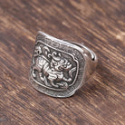 FuAttract Wealth Luck & Prosperity Copper Pixiu Vintage Open Ring - image 2