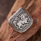 FuAttract Wealth Luck & Prosperity Copper Pixiu Vintage Open Ring - image 4