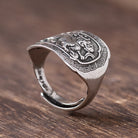 FuAttract Wealth Luck & Prosperity Copper Pixiu Vintage Open Ring - image 5