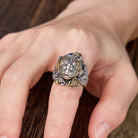 FREE Today: Wealth Luck & Blessings Golden Toad Inlaid Vintage Ring - image 7