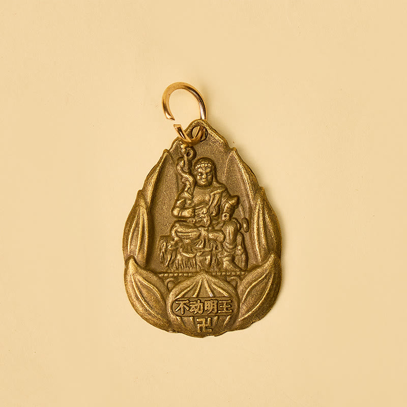 FuAttract Protection Luck & Safe Brass Chinese Zodiac Calabash Guardian Buddha Warding Talisman Keychain - image 25