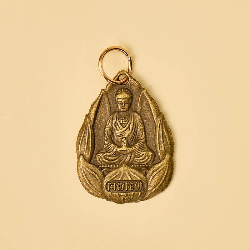 FuAttract Protection Luck & Safe Brass Chinese Zodiac Calabash Guardian Buddha Warding Talisman Keychain - image 29