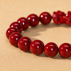 FuAttract Wealth Blessing & Protection Purple Gold Sand Five Wealth Gods Bracelet With Pixiu - image 6
