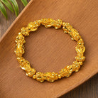 FuAttract Fortune Prosperity & Positive Energy Golden Alloy Eight Pixiu Bracelet - image 2