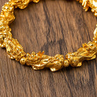 FuAttract Fortune Prosperity & Positive Energy Golden Alloy Eight Pixiu Bracelet - image 5