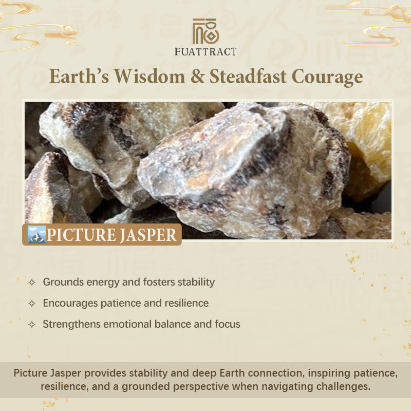 FuAttract Wishbeads Wisdom & Stability – Lapis Lazuli & Grey Jasper Intention Bracelet - image 7