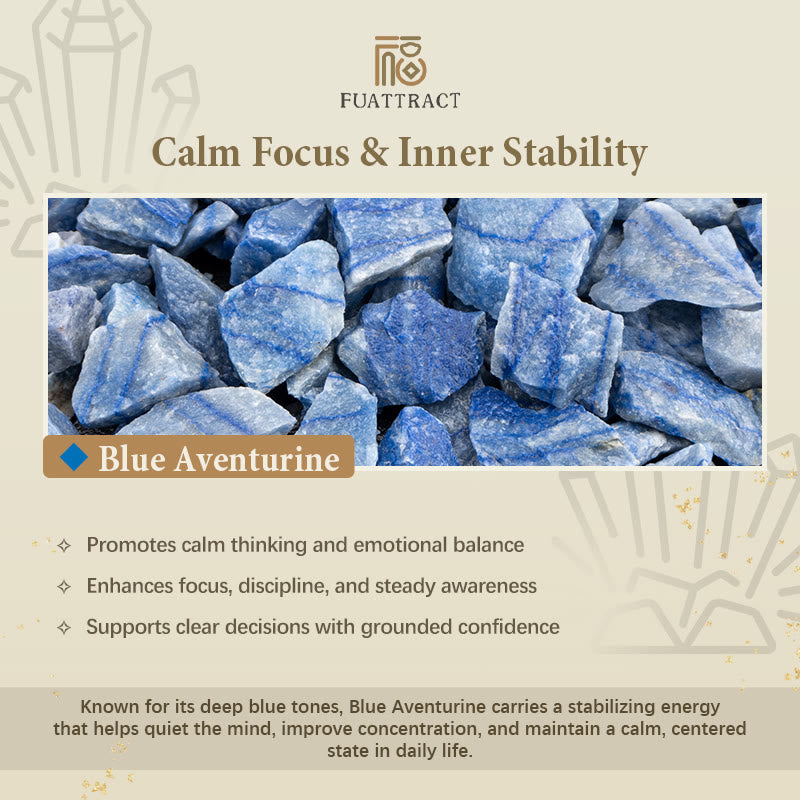 FuAttract Wishbeads Confidence & Strength – Tiger's Eye & Blue Aventurine Intention Bracelet - image 7