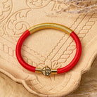 FuAttract Protection Good Fortune & Prosperity Cinnabar Burgundy Red Fu Bracelet - image 12