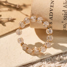 FuAttract Inner Peace & Blessing Gold Wire Wrapped Round Labradorite Bead Ring - image 3