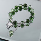 FuAttract Love & Harmony Blue Glaze Beads Butterfly Charm Bracelet - Yellow Green - image 7