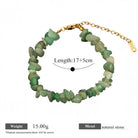 FREE Today: Balance Positive Energy White Turquoise Amazonite Amethyst Green Aventurine Aquamarine Crushed Bead Bracelet - Green Aventurine - image 14