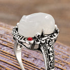 FuAttract Wealth Luck & Prosperity Glaze Copper Ring for Women - image 4