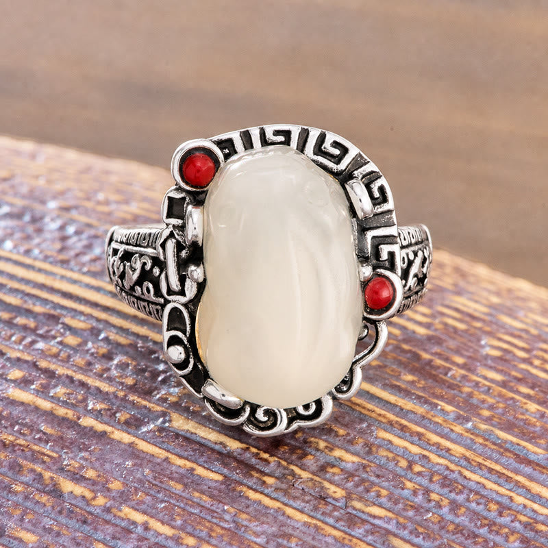 FuAttract Wealth Luck & Prosperity Glaze Copper Ring for Women - image 5