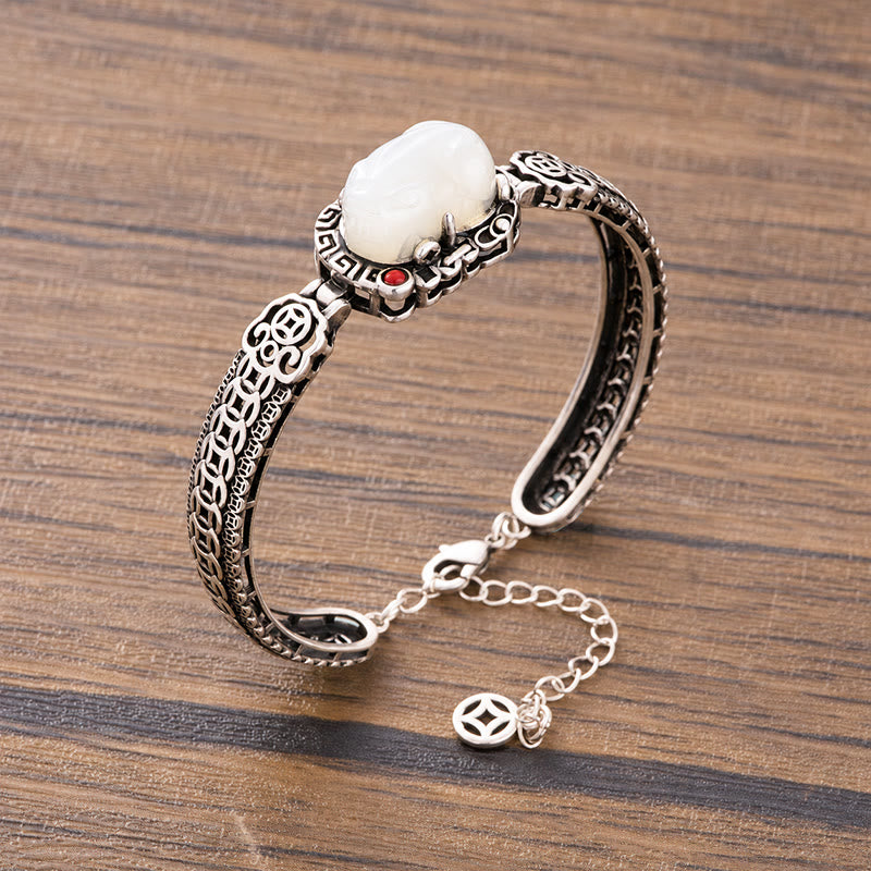 FuAttract Wealth Protection & Prosperity Copper Coin Vintage Bracelet - 16-21cm - image 0