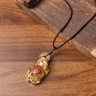 FuAttract Wealth Protection & Prosperity Brass Pixiu Rotating Pendant Necklace - image 1