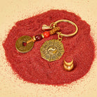 FuAttract Protection Luck & Harmony Brass Chinese Zodiac Calabash Keychain - image 3