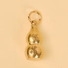 FuAttract Wealth Protection & Prosperity Brass Dragon Pixiu Chinese Zodiac Calabash Keychain - image 5