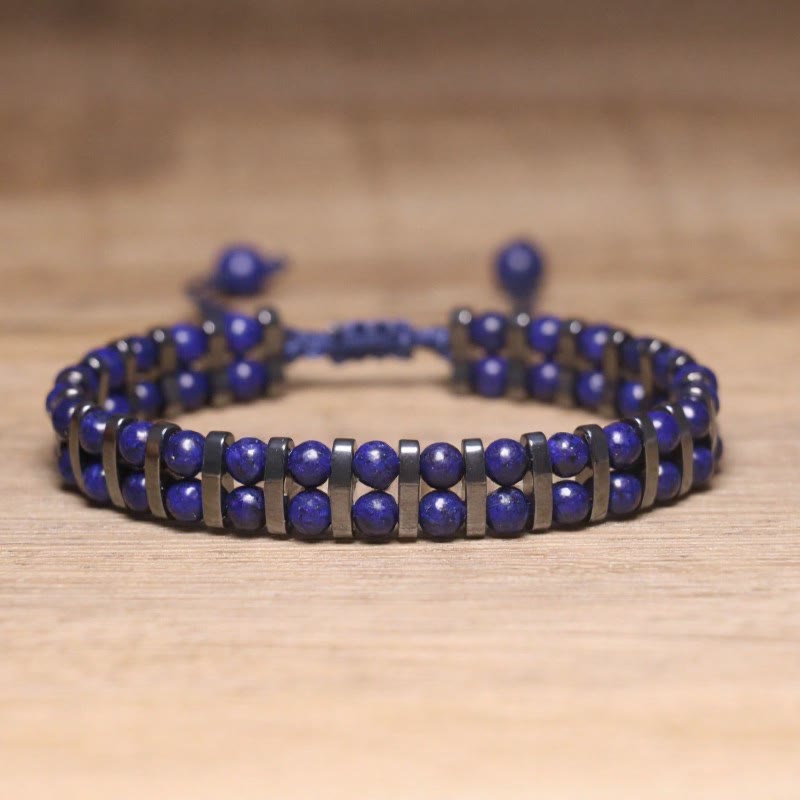 FuAttract Protection Clarity Inner Strength Tiger's Eye & Hematite Bracelet - Lapis Lazuli - image 12