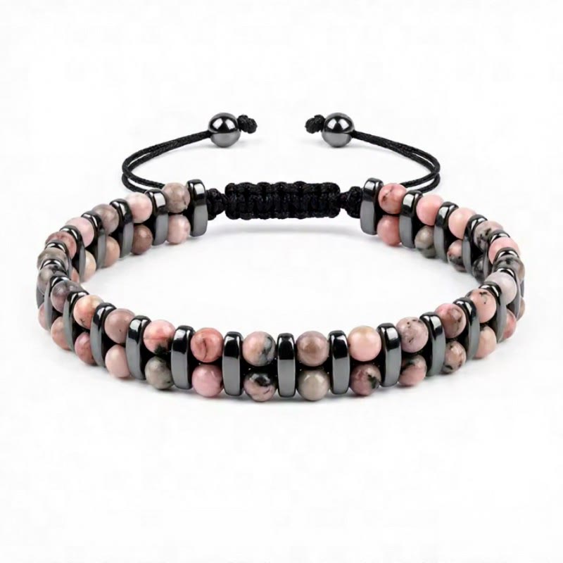 FuAttract Protection Clarity Inner Strength Tiger's Eye & Hematite Bracelet - Rhodonite - image 18