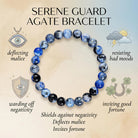 FuAttract Calm Protection & Balance Blue Fire Agate Energy Bracelet - image 10