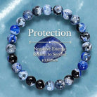 FuAttract Calm Protection & Balance Blue Fire Agate Energy Bracelet - image 3
