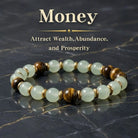 FuAttract Wealth Confidence & Prosperity Tiger Eye Green Aventurine Fortune Bracelet - 8mm - image 0