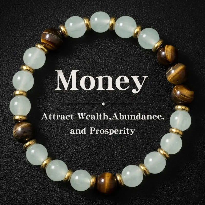 FuAttract Wealth Confidence & Prosperity Tiger Eye Green Aventurine Fortune Bracelet - image 3