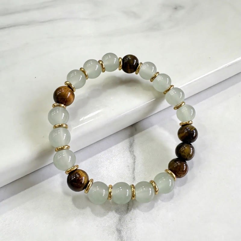 FuAttract Wealth Confidence & Prosperity Tiger Eye Green Aventurine Fortune Bracelet - image 4