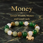 FuAttract Growth Harmony & Positive Energy Green Aventurine Moonstone Unakite Chrysocolla Forest Style Bracelet - 8mm - image 0