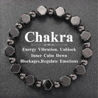 FuAttract Protection Strength & Grounding Energy Black Hematite Faceted Bead Bracelet - image 2