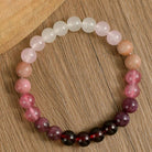 FuAttract Self Love & Emotional Balance Garnet Rose Quartz White Jade Energy Bracelet - image 2