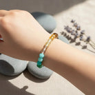 FuAttract Prosperity & Success Energy Tiger Eye Malachite Green Aventurine Wealth Bracelet - image 3