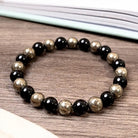 FuAttract Wealth Prosperity & Success Energy Black Obsidian Pyrite Fortune Bracelet - image 3