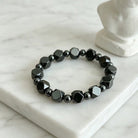 FuAttract Protection Strength & Grounding Energy Black Hematite Faceted Bead Bracelet - image 10