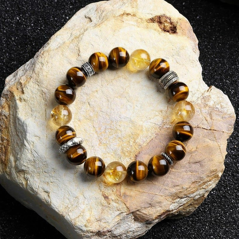 FuAttract Wealth Prosperity & Good Fortune Yellow Tiger Eye Citrine Treasure Bracelet - image 0