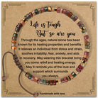 FuAttract Motivation Balance & Positive Energy Seven Chakra Crystal Woven Inspirational Bracelet - A - image 1