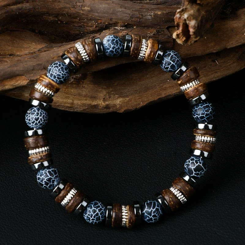 FuAttract Self Love & Inner Strength Hematite Black Weathered Stone Growth Bracelet - image 1
