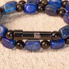 FuAttract Wishbeads Protection & Wisdom – Black Obsidian & Lapis Lazuli Intention Bracelet - image 4