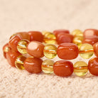 FuAttract Wishbeads Wealth & Positive Energy – Citrine & Red Aventurine Intention Bracelet - image 5