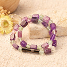 FuAttract Wishbeads Clarity & Spiritual Balance – Fluorite & Amethyst Intention Bracelet - image 2